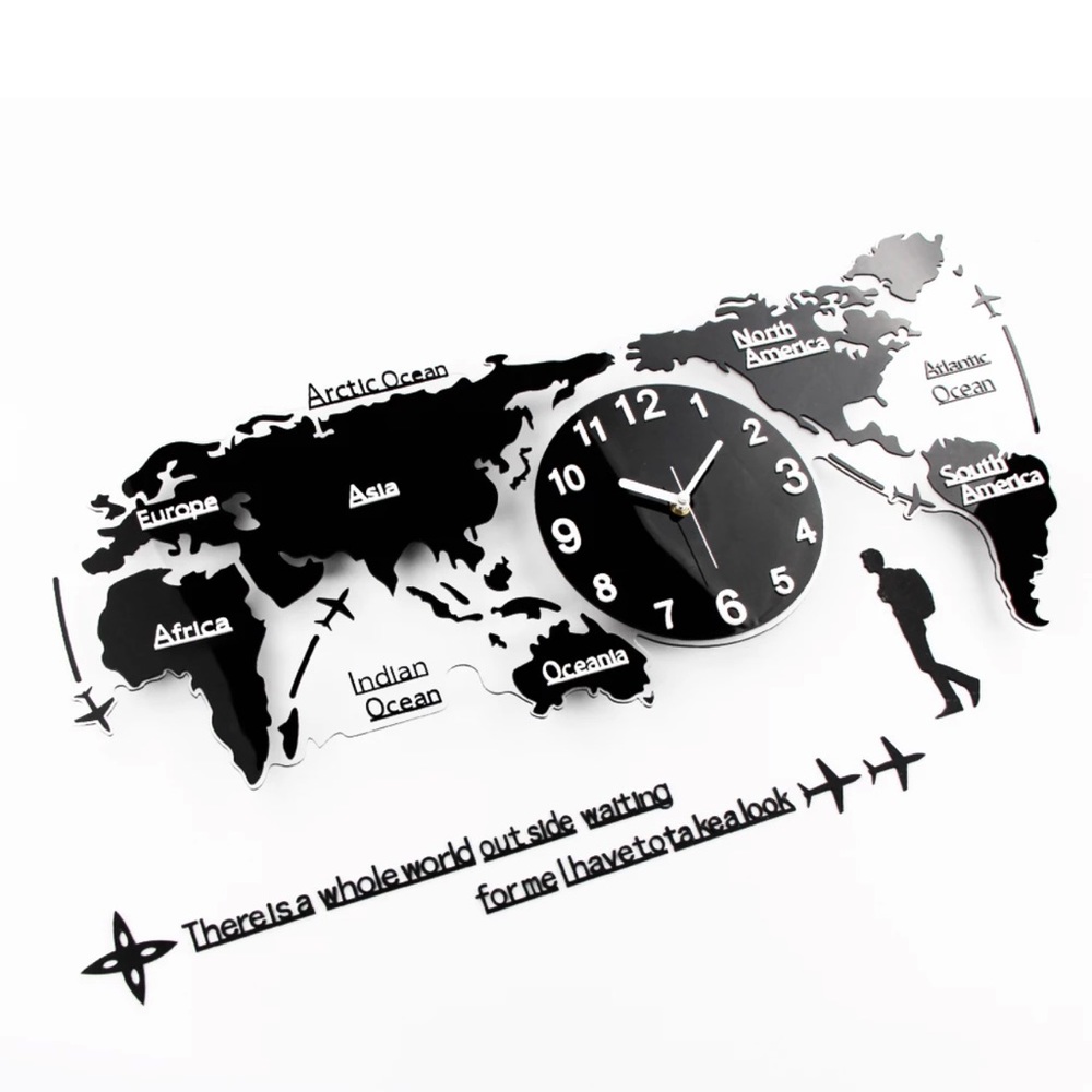 3D wall clock
